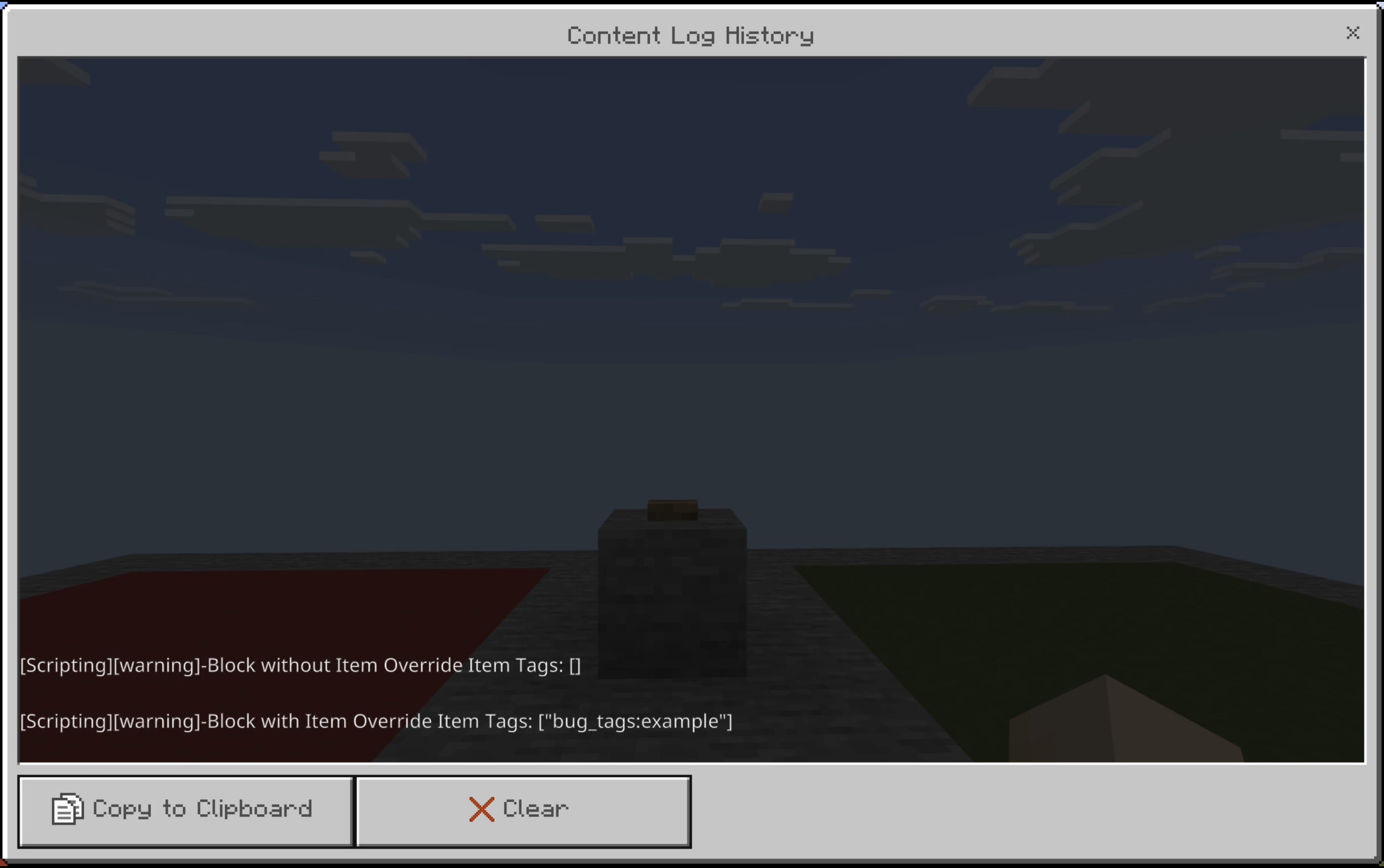 Block Item Tag Listing Demo.png