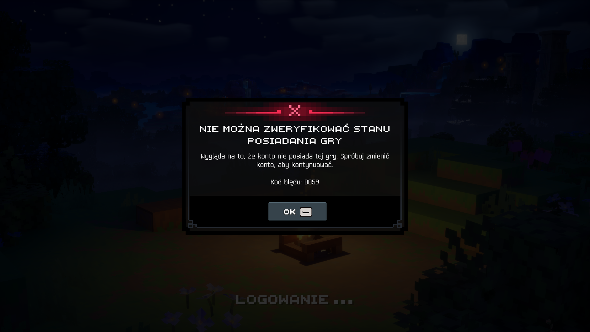 [MCD2-37] Error 0059: Unable to verify game ownership on Windows PC ...