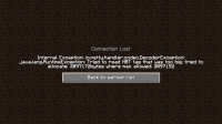 Tried to read nbt tag that was too big tried to allocate ошибка minecraft