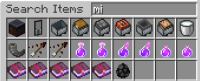 When you search mi the smithing table is first but and the minecarts after.png