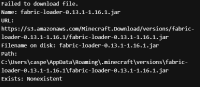 MCL-23025] Failed to Download File error when launching Minecraft - Jira