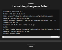 Failed to download file. Name: water.ogg - Java Edition Support - Support -  Minecraft Forum - Minecraft Forum